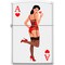 Zippo 2024 Zippo Custom Ace Of Hearts With Woman White Matte ZIP-214CI018447 - alternate 1